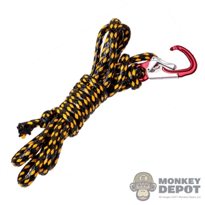 Rope: Flagset Black & Yellow Rope w/Carabiner