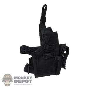 Holster: Flagset Black Drop Leg Pistol Holster