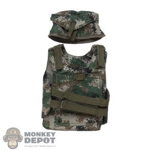 Vest: Flagset Mens Digi Camo Tactical Vest