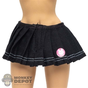 Skirt: Flagset Female Black Short Skirt