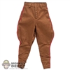 Pants: Flagset Mens Brown Trousers