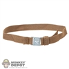 Belt: Flagset Mens Tan Belt