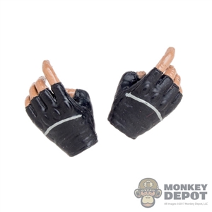 Hands: Feel Toys Female Fingerless Molded Gloved Hands