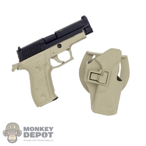 Pistol: Feel Toys P226 w/SERPA Holster