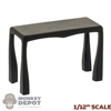 DAMAGED Table: Five Toys 1/12th Black Molded Table (READ NOTES)