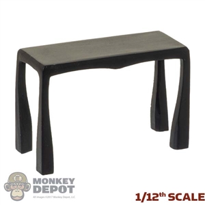 DAMAGED Table: Five Toys 1/12th Black Molded Table (READ NOTES)