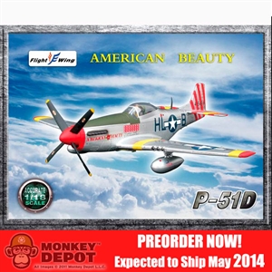 Flight Wing: 1/18 US WWII P-51D American Beauty