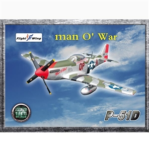 Flight Wing: 1/18 US WWII P-51D Man 'O War