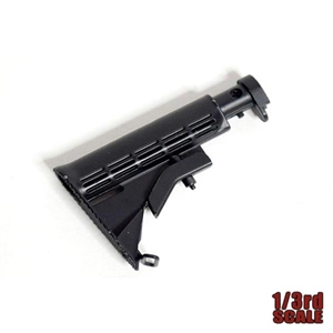 Stock: Goat Guns 1/3rd Black Adjustable AR Stock