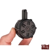 Ammo: Goat Guns 1/3rd Mini AR Drum Mag - Black