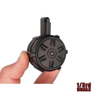 Ammo: Goat Guns 1/3rd Mini AR Drum Mag - Black