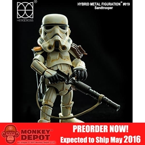 Collectible Figure: Herocross 5.5" Sandtrooper - Hybrid Metal Figuration (902564)