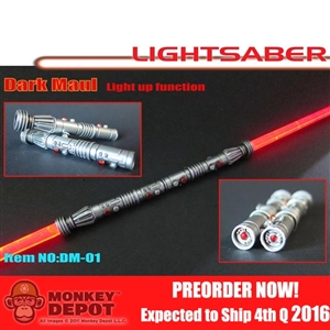 Weapon Set: Hobby Nut LED Dual Red Light Saber (HN- DM-01)