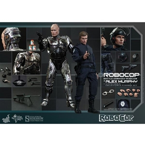 Boxed Figure: Hot Toys Robocop Battle Damaged Version & Alex Murphy (902285)