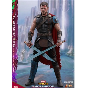 Boxed Figure: Hot Toys Thor: Ragnarok Gladiator Thor Deluxe Version (903104)