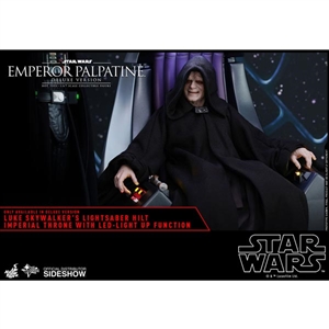 Boxed Figure: Hot Toys Star Wars Return of The Jedi Emperor Palpatine Deluxe Ver. (903110)