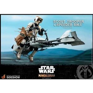 Hot Toys Scout Trooper w/Speeder Bike and Child (906340)