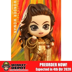 Collectible Figure: Hot Toys DC Golden Armor Wonder Woman (906330)