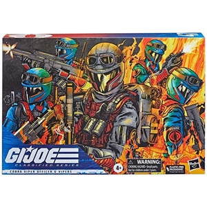 Hasbro 6 inch GI Joe Classified Series Viper Officer and Vipers Troop Builder Pack (47)