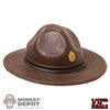 Hat: Hasbro GI Joe 1/12th Mens Molded Drill Sergeant Hat