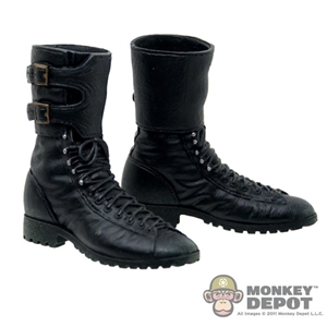 Boots: Hot Toys Modern Black w/Buckle Top