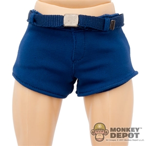 Shorts: Hot Toys Blue Spandex Shorts w/Belt