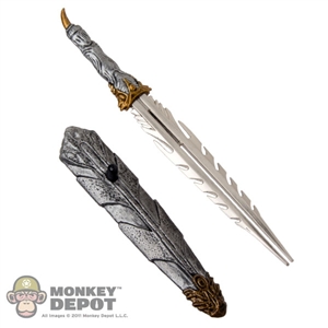 Knife: Hot Toys Scar Predator Metal Dagger w/Sheath