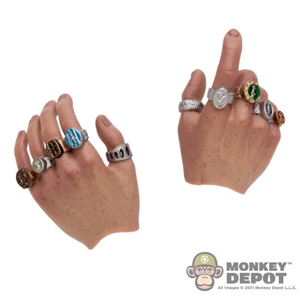 Hands: Hot Toys Weapon Grip w/Mandarin Rings