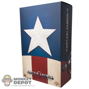 Display Box: Hot Toys Captain America Star Spangled Man Version (EMPTY)