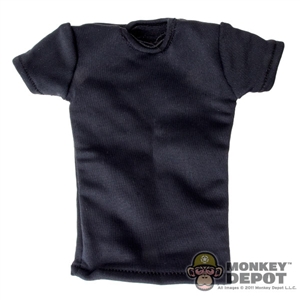 Shirt: Hot Toys Black Spandex Fabric T-Shirt