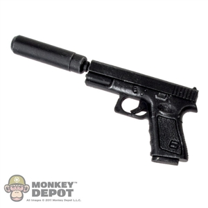 Pistol: Hot Toys G 21 Custom w/Silencer