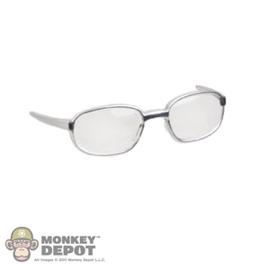 Glasses: Hot Toys Silver Frame Glasses