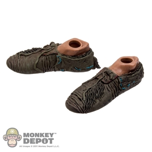 Shoes: Hot Toys Brown Moccasins