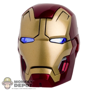 Head: Hot Toys Iron Man Mark XLII Light Up Head (READ NOTES)