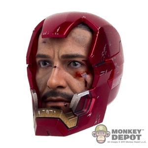 Head: Hot Toys Iron Man Mark XLII Stark Head