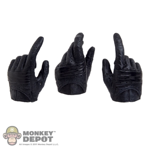 Hands: Hot Toys Black Gloved Weapon Gripped Set