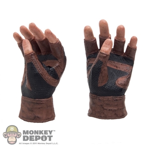 Hands: Hot Toys Brown Gloved Holding Grip