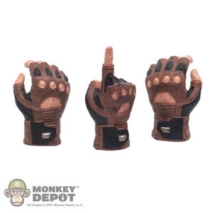 Hands: Hot Toys Brown Gloved Hand Set