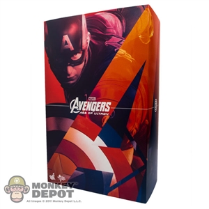 Display Box: Hot Toys Captain America: Avengers - Age Of Ultron (EMPTY)