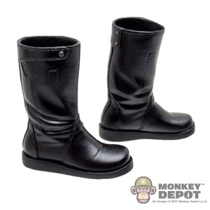 Boots: Hot Toys Black Molded Boots