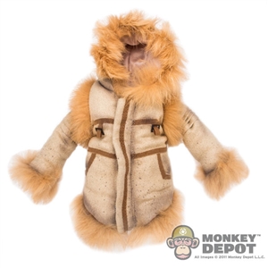 Coat: Hot Toys Female Suedelike Jacket w/Fur