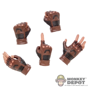 Hands: Hot Toys Brown Molded Captain America Hand Set