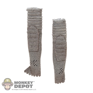 Armor: Hot Toys Star Wars Rey Cloth Arm Wraps w/Slight Weathering