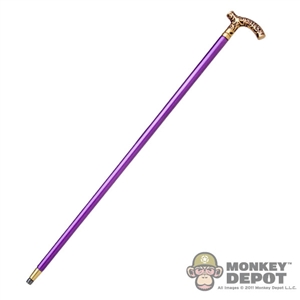 Cane: Hot Toys Purple & Gold Walking Stick