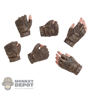 Hands: Hot Toys Fingerless Molded Female Gloved Hand Set