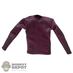 Shirt: Hot Toys Star-Lord Red Long Sleeve Top