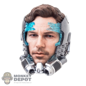 Helmet: Hot Toys Star-Lord Helmet in Activating Mode