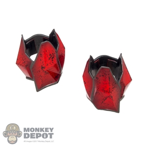 Pads: Hot Toys Arkham Knight Batman Red Elbow Armor