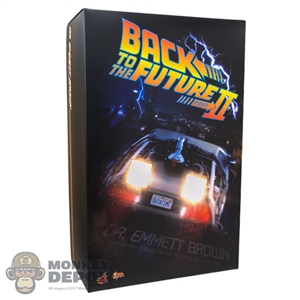 Display Box: Hot Toys Back To The Future II Dr. Emmett Drown (EMPTY BOX)