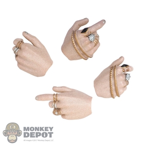Hands: Hot Toys Harley Quinn Hand Set w/Rings